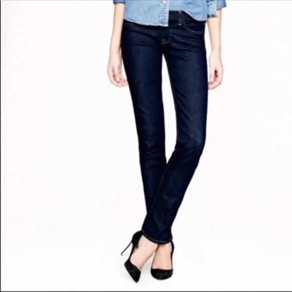 J. Crew Factory Matchstick Stretch Dark Wash - Picture 1 of 8